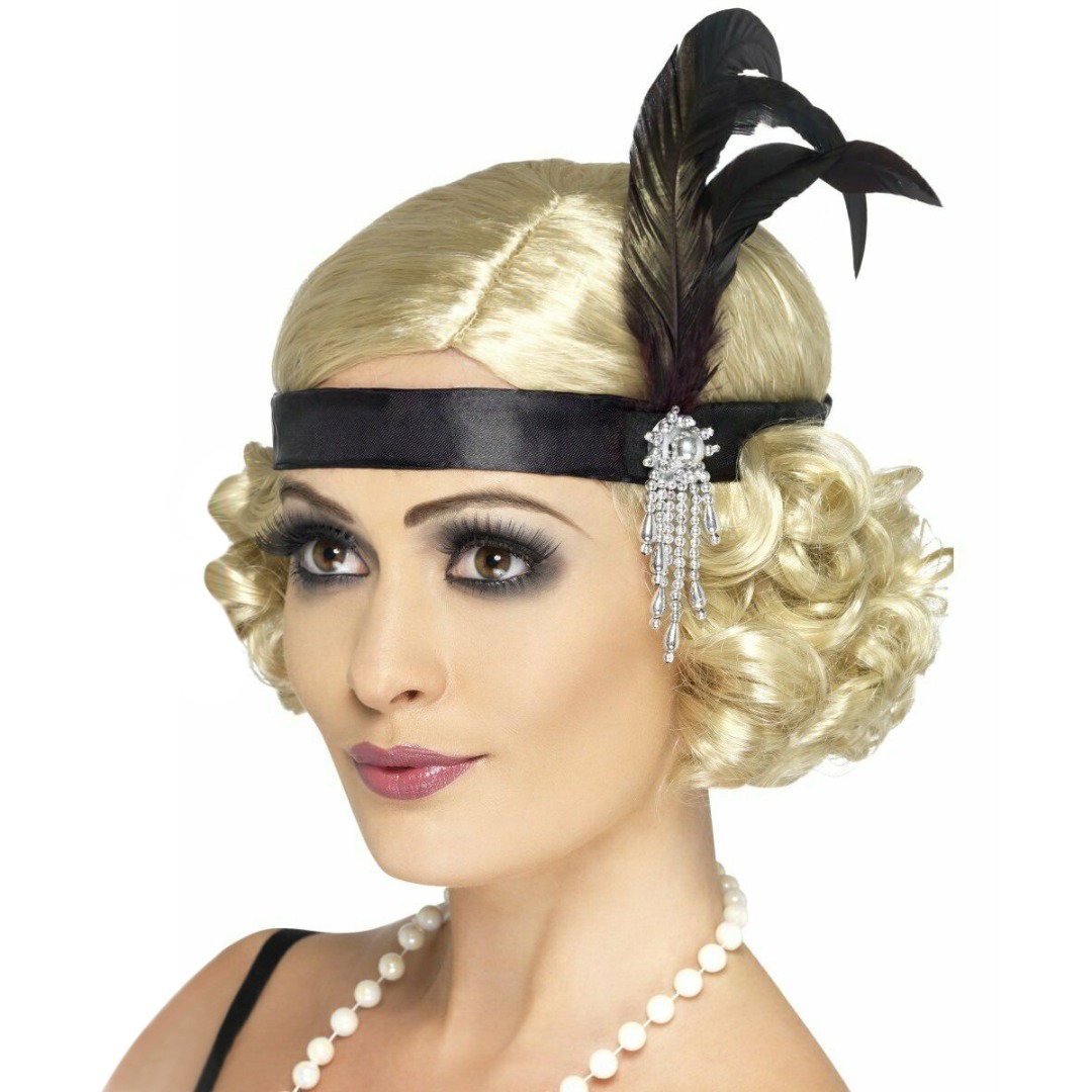 Women'S Fashion Of The 1920S - Damen Flapper Feder Stirnband Charleston Kopfschmuck