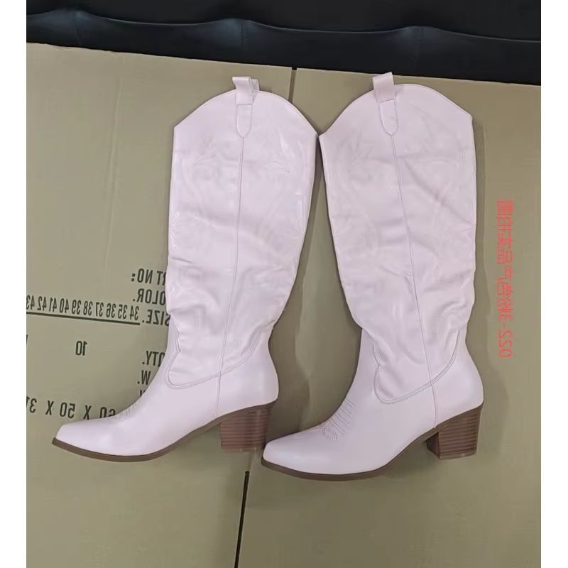 Winter Fashion Women Boots - Eilyken Damen Exquisite Stickerei Kniehohe Stiefel