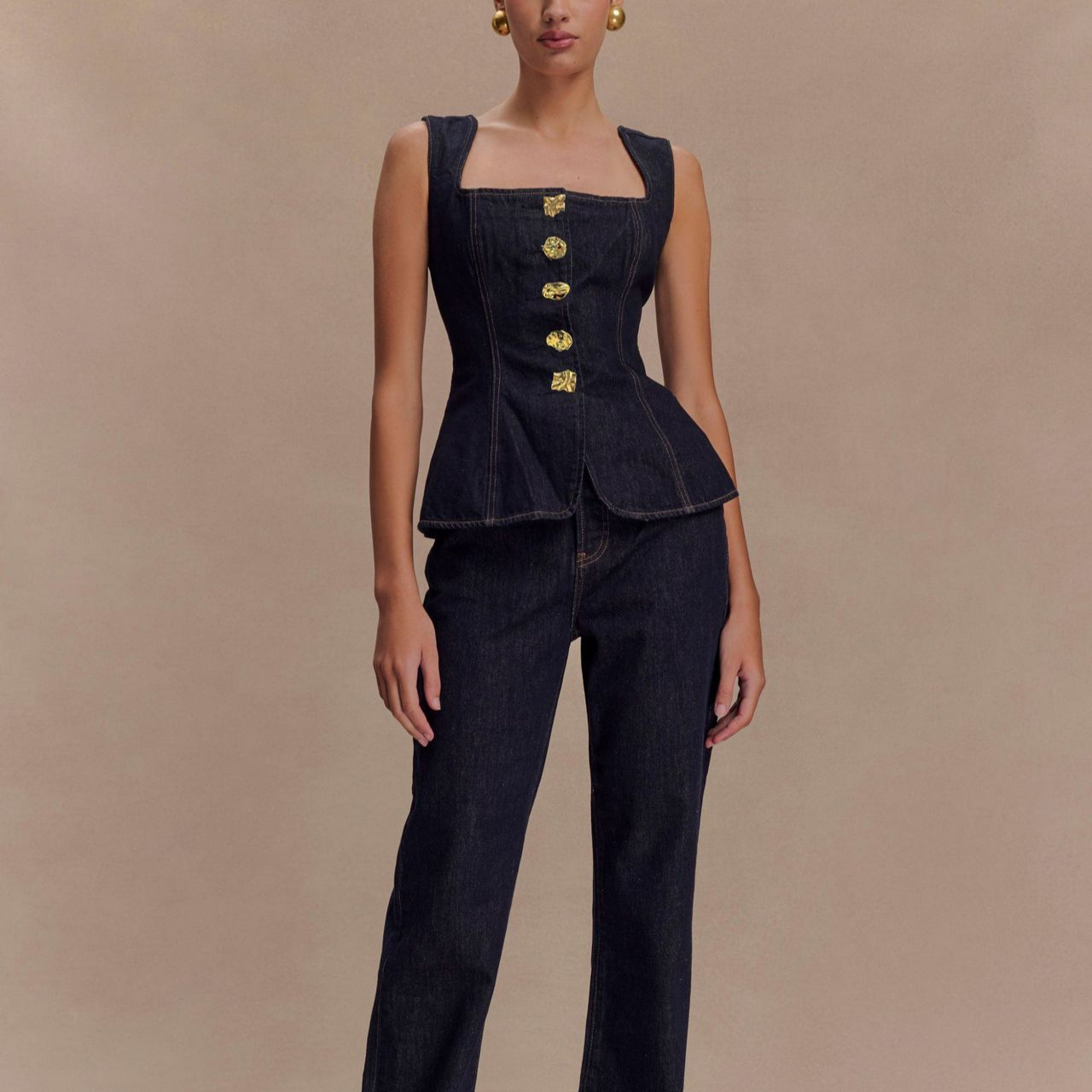 Women Fashion Jeans Top - Sommer Denim Hose Sets Frauen 2025