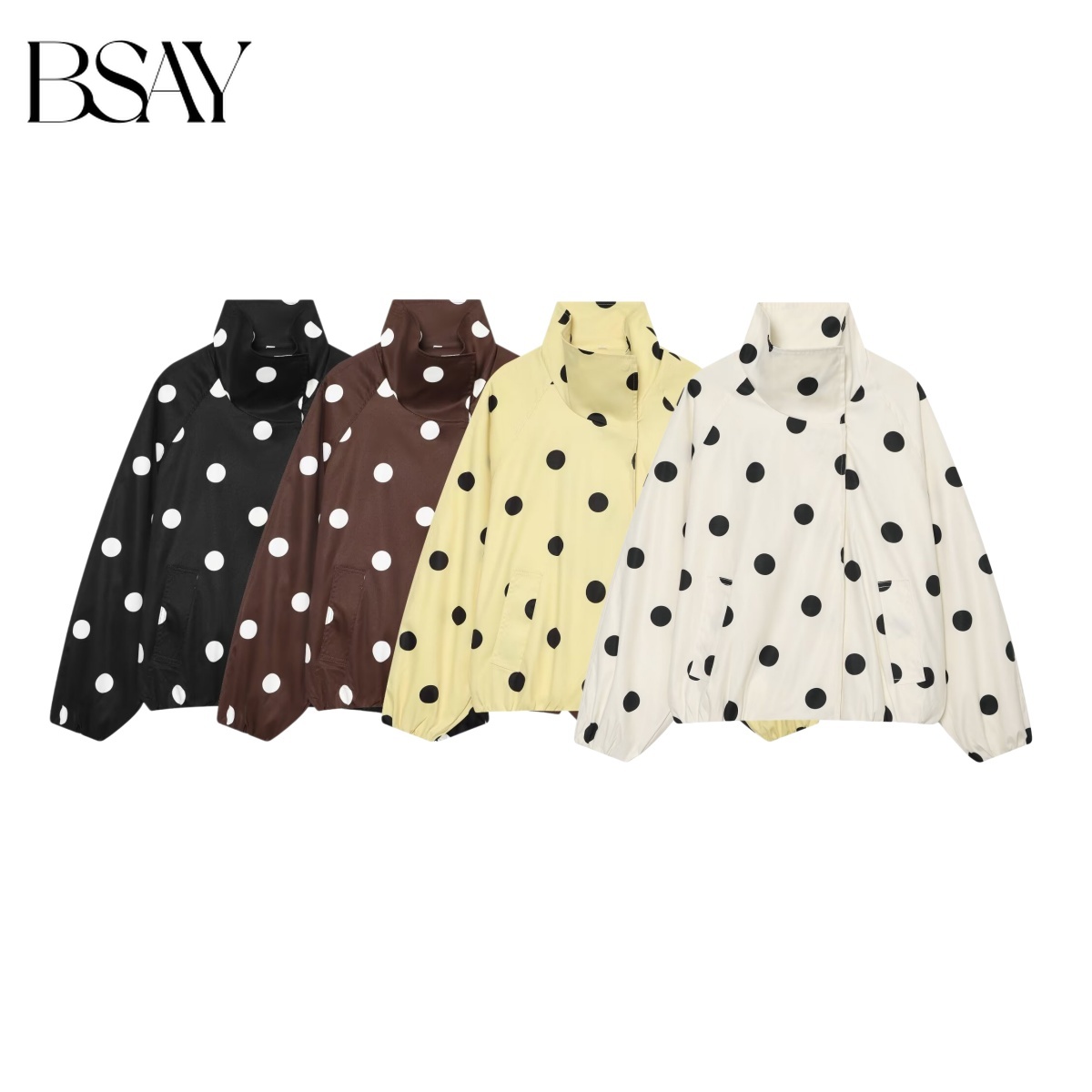 Women'S Fashion Bomber Jacket - BSAY 2026 Neue Damen Mode Vielseitige