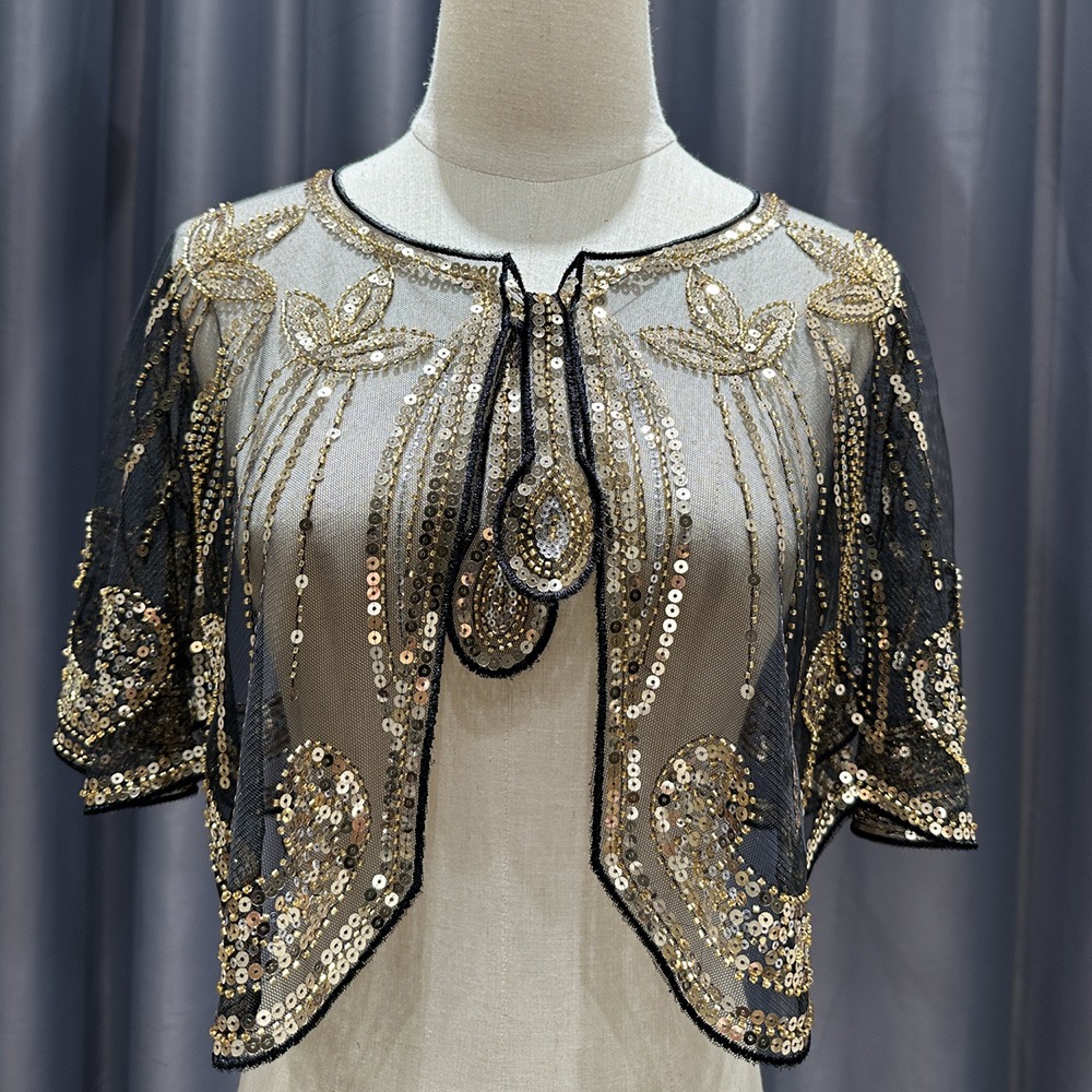 Women'S Fashion Of The 1920S - Vintage 1920er Jahre Flapper-Schal mit Funkelnden