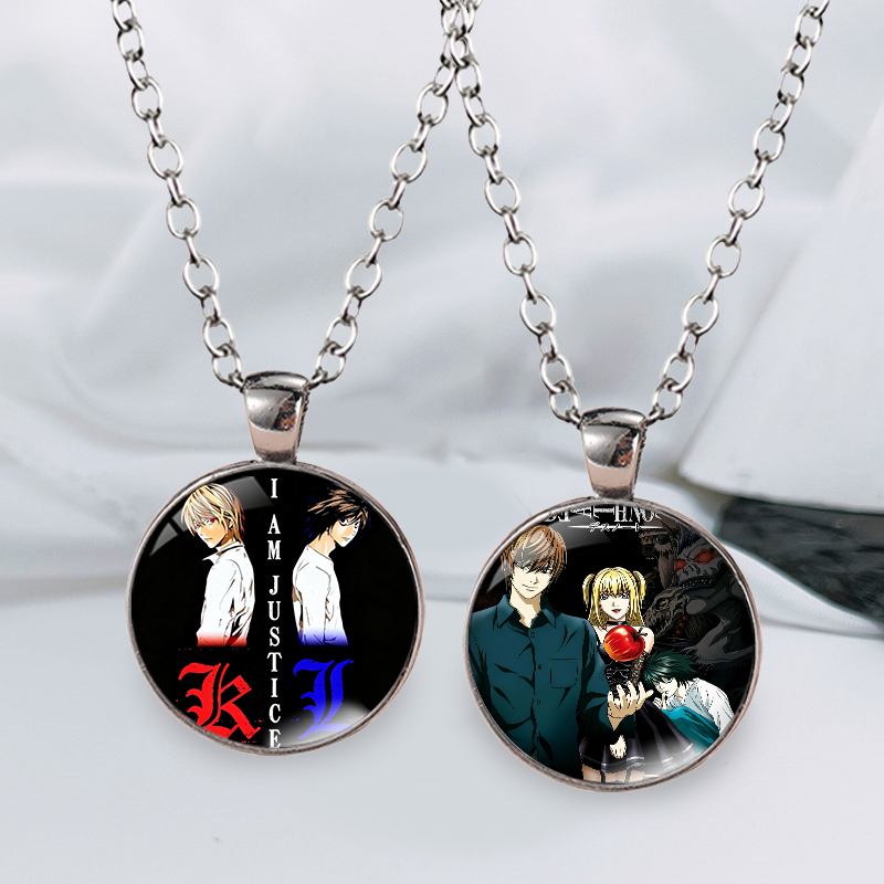 Women Fashion Drawing - Death Note Zeitstein-Halskette für Männer und