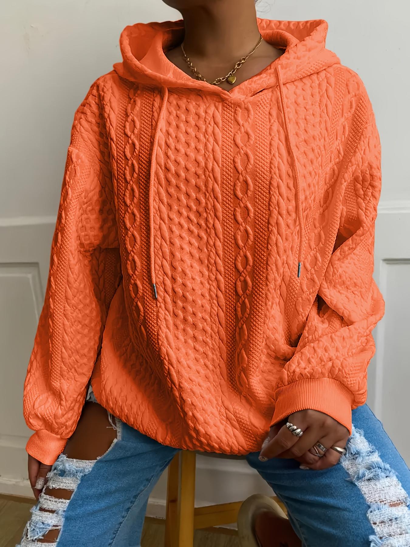 Women'S Fashion Sweatshirts - Modischer, großer Damen-Hoodie mit langen Ärmeln,