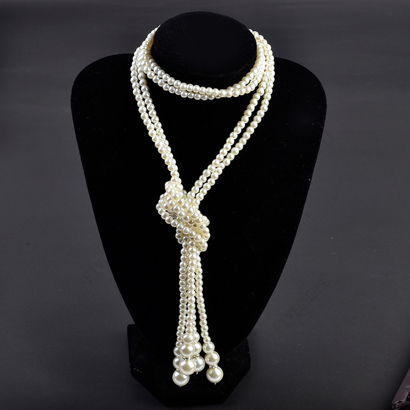 Women'S Fashion Of The 1920S - 1920er Jahre Perlen Halskette Mode Faux