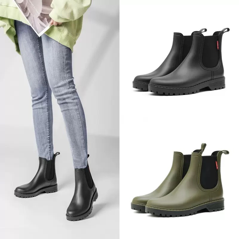 Women'S Fashion Rain Boots - Kurze, rutschfeste Regenschuhe für Damen, leichte