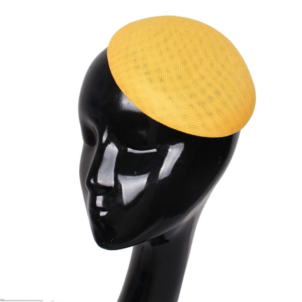 Women'S Fashion Of The 1920S - Modischer Einfarbiger Fascinator mit Breiter Krempe,