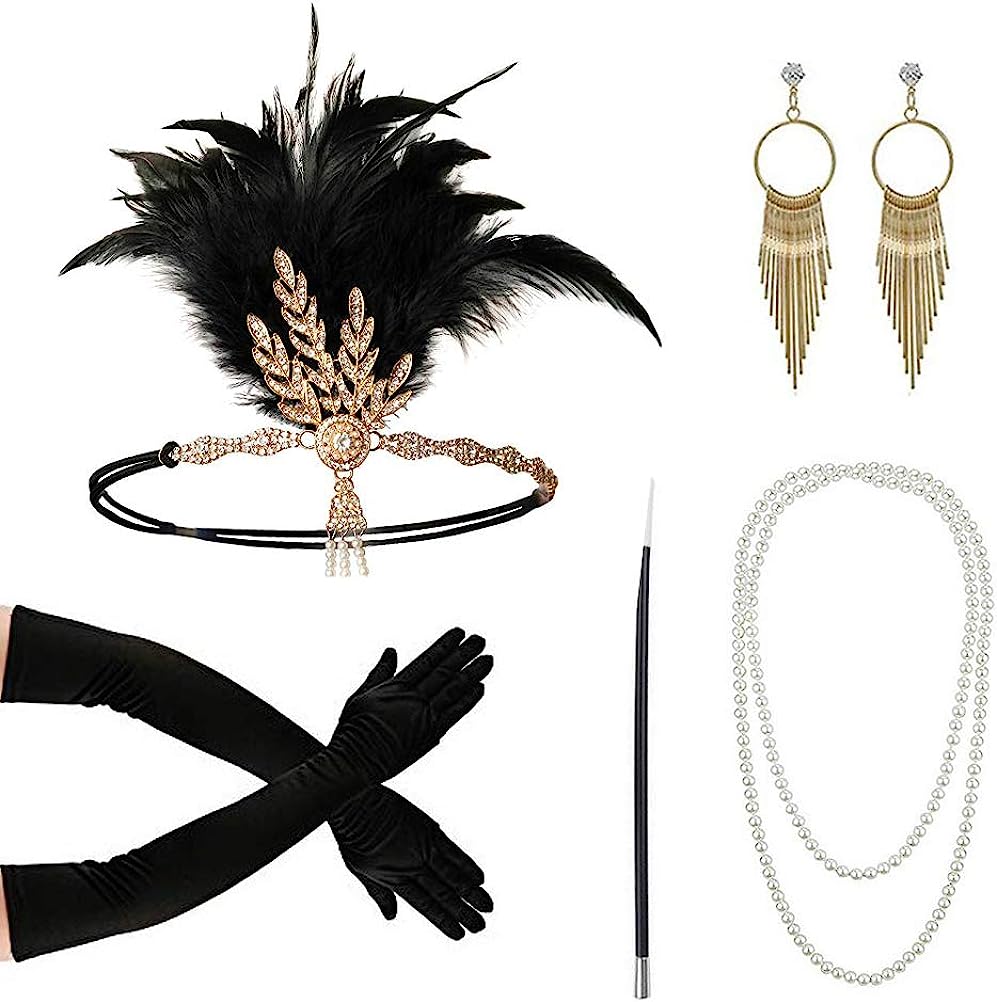 Women'S Fashion Of The 1920S - PESENAR 1920er Jahre Mode Flapper Stirnband