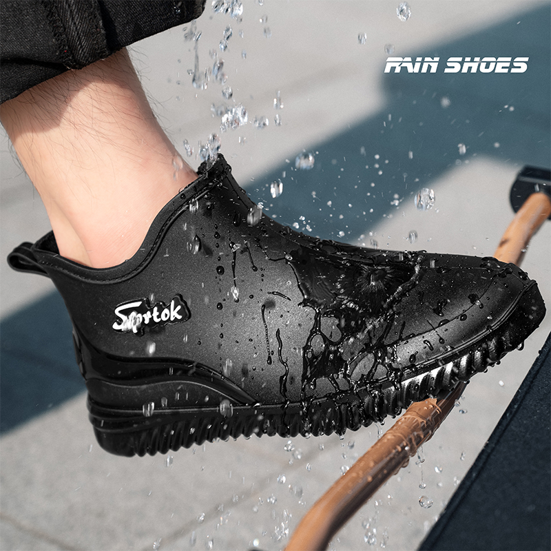 Women'S Fashion Rain Boots - Modische kurze Regenstiefel für Erwachsene, wasserdichte