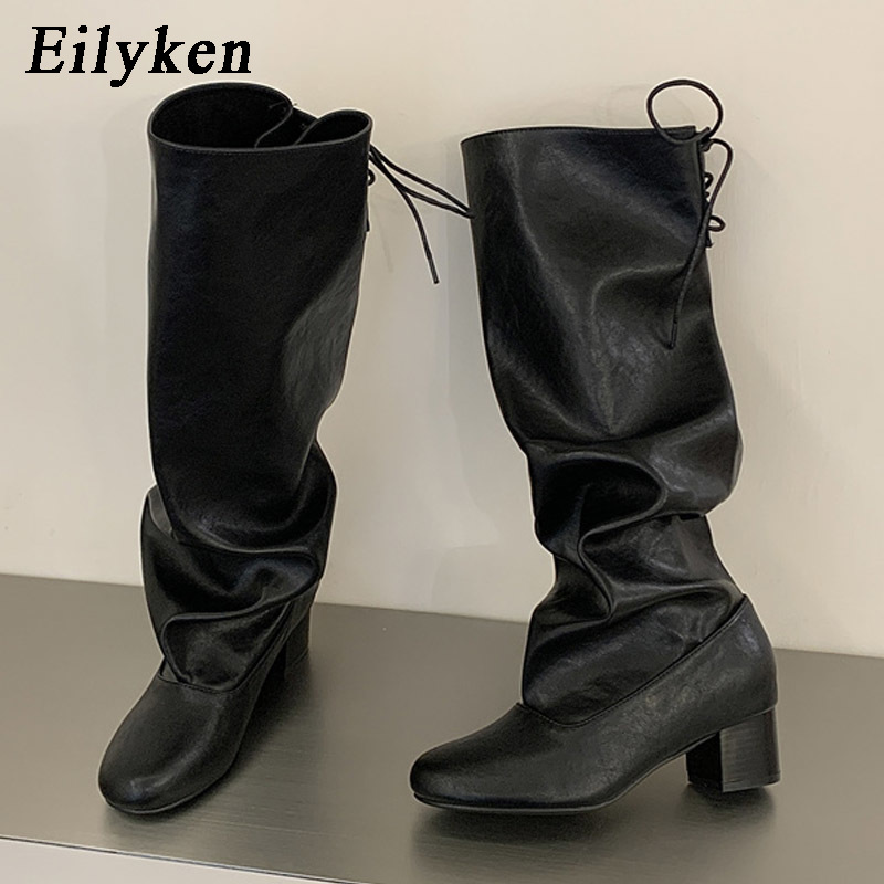 Winter Fashion Women Boots - Eilyken 2027 Neue Wintermode Schnürstiefel mit