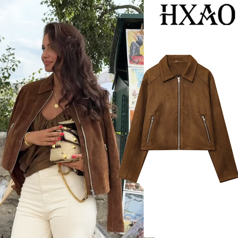 HXAO Kurz geschnittener Mantel – Women'S Fashion Bomber Jacket Bewertung und Preis