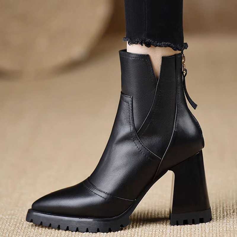 Oulylan Dicke hochhackige Frau – Winter Fashion Women Boots Bewertung und Preis