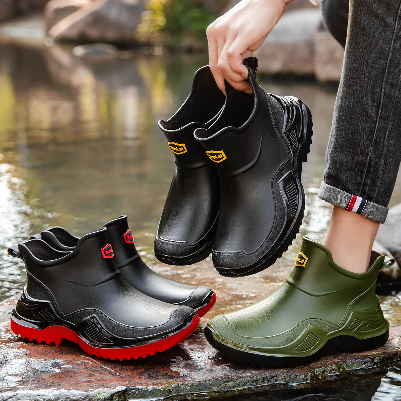 Modische kurze Regenstiefel fü – Women'S Fashion Rain Boots Bewertung und Preis