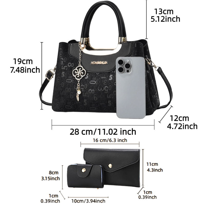 3-teiliges Modisches Damen-Han – Women Fashion Handbags Bewertung und Preis