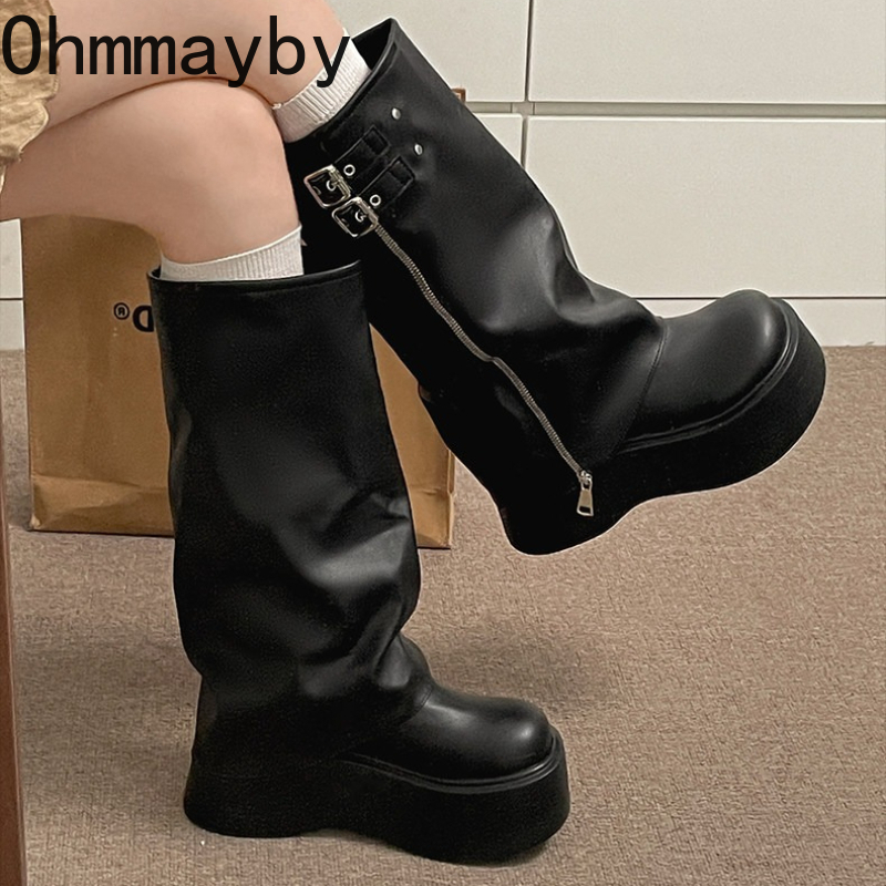 Winter Punk-Stil Damen Kniehoh – Winter Fashion Women Boots Bewertung und Preis