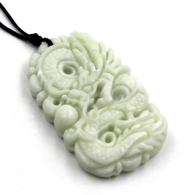 Natürliche Weiße jade Dragon P – Women Fashion Drawing Bewertung und Preis