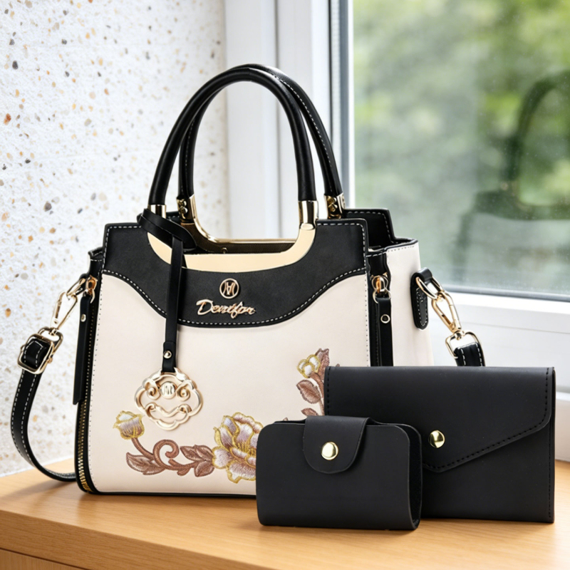 3-teiliges Set hochwertiger be – Women Fashion Handbags Bewertung und Preis