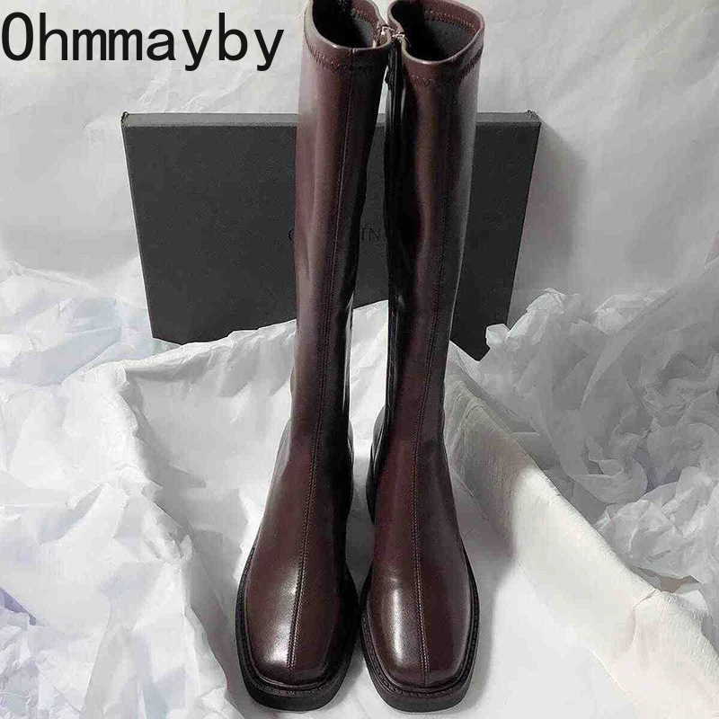 Vintage Starke Ferse Frauen Kn – Winter Fashion Women Boots Bewertung und Preis