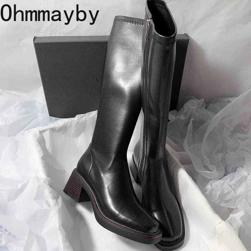 Vintage Starke Ferse Frauen Kn – Winter Fashion Women Boots Bewertung und Preis