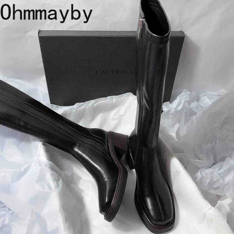 Vintage Starke Ferse Frauen Kn – Winter Fashion Women Boots Bewertung und Preis