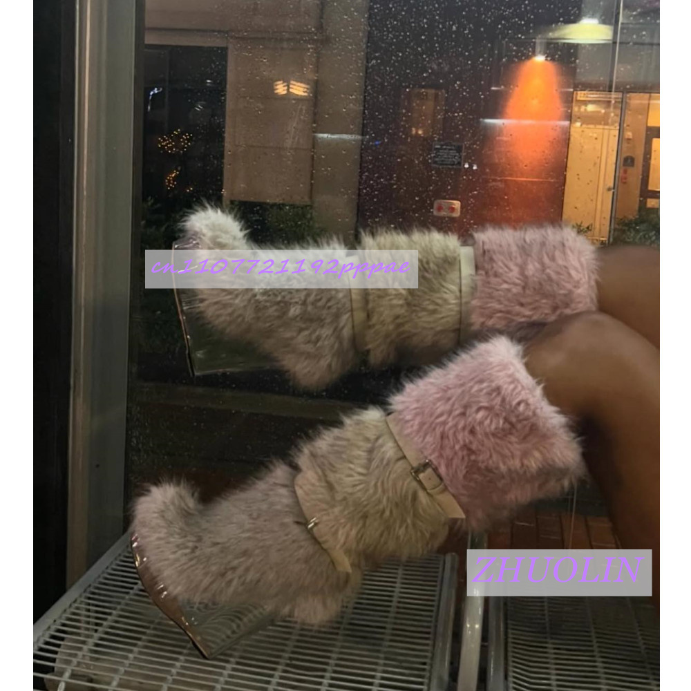 Winter Farbverlauf Pelzigen Tr – Winter Fashion Women Boots Bewertung und Preis