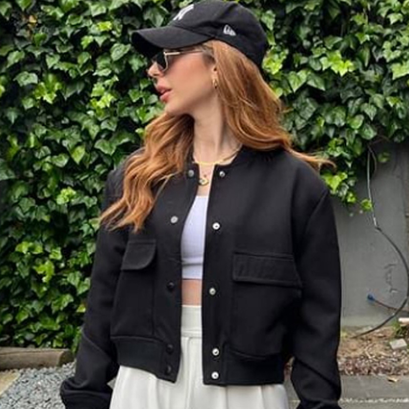 HXAO Damen-Bomberjacke, bauchf – Women'S Fashion Bomber Jacket Bewertung und Preis
