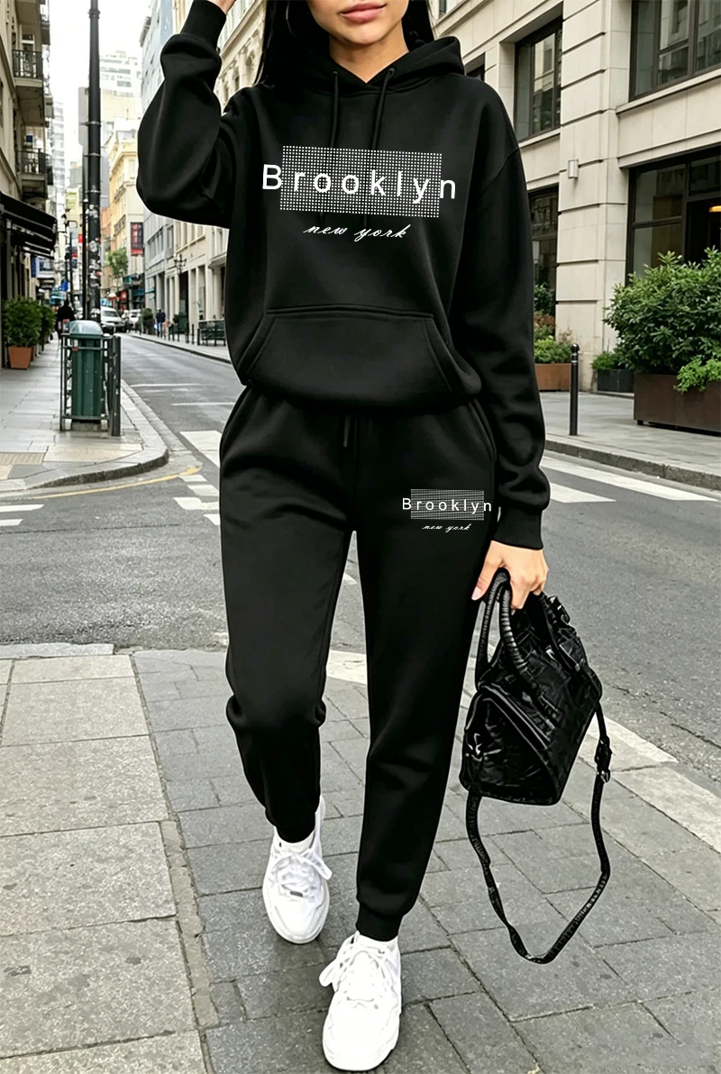Damen-Trainingsanzug mit Aufdr – Women'S Fashion Sweatshirts Bewertung und Preis