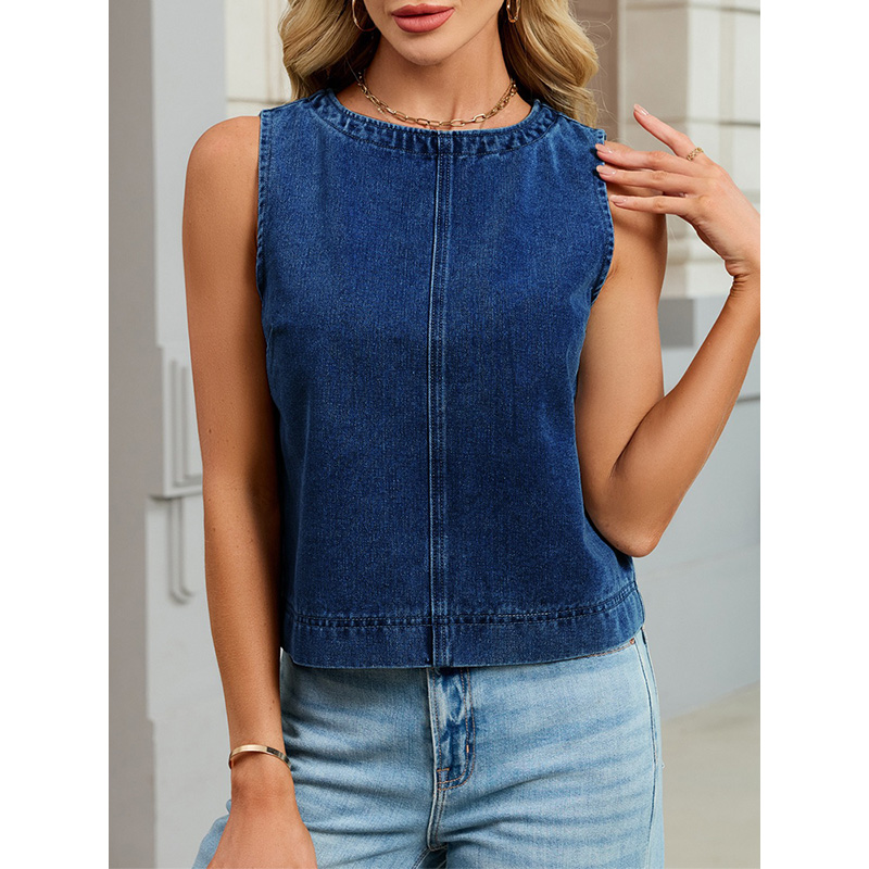 Benuynffy Lässige Jeansweste m – Women Fashion Jeans Top Bewertung und Preis