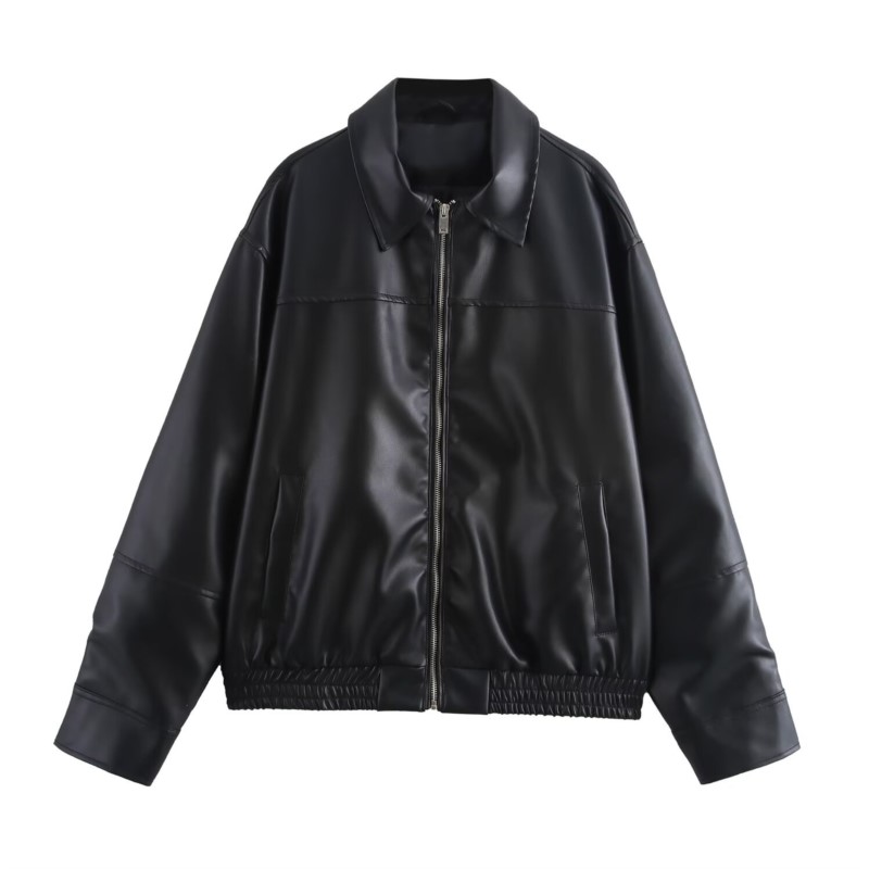Vintage PU Leder Bomber Jacken – Women'S Fashion Bomber Jacket Bewertung und Preis