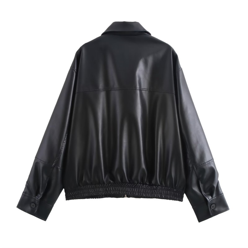 Vintage PU Leder Bomber Jacken – Women'S Fashion Bomber Jacket Bewertung und Preis