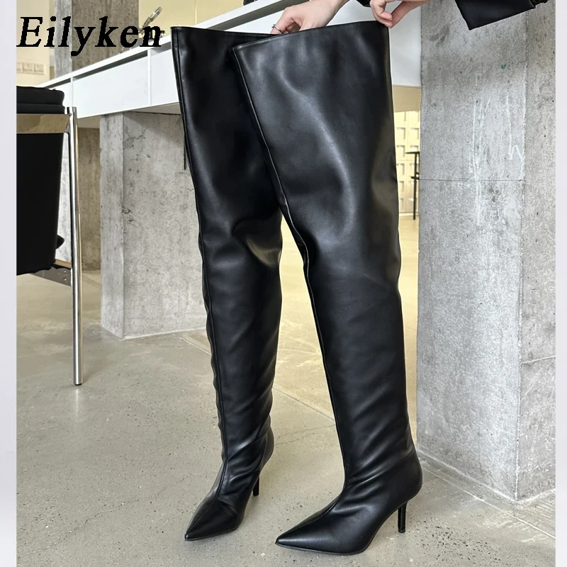Eilyken Herbst Plissierte Over – Winter Fashion Women Boots Bewertung und Preis