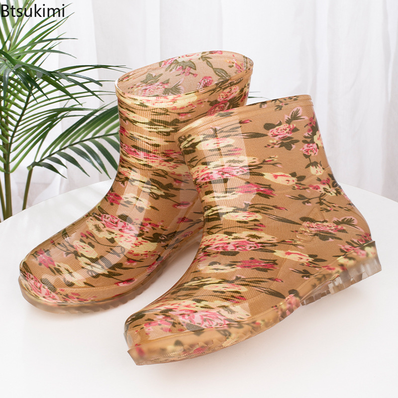 Modische wasserdichte Regensti – Women'S Fashion Rain Boots Bewertung und Preis