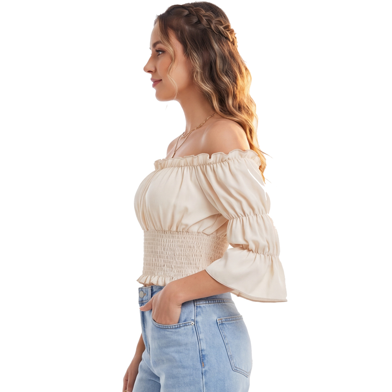 Renaissance-Bluse Damen-Oberte – Off Shoulder Top Bewertung und Preis