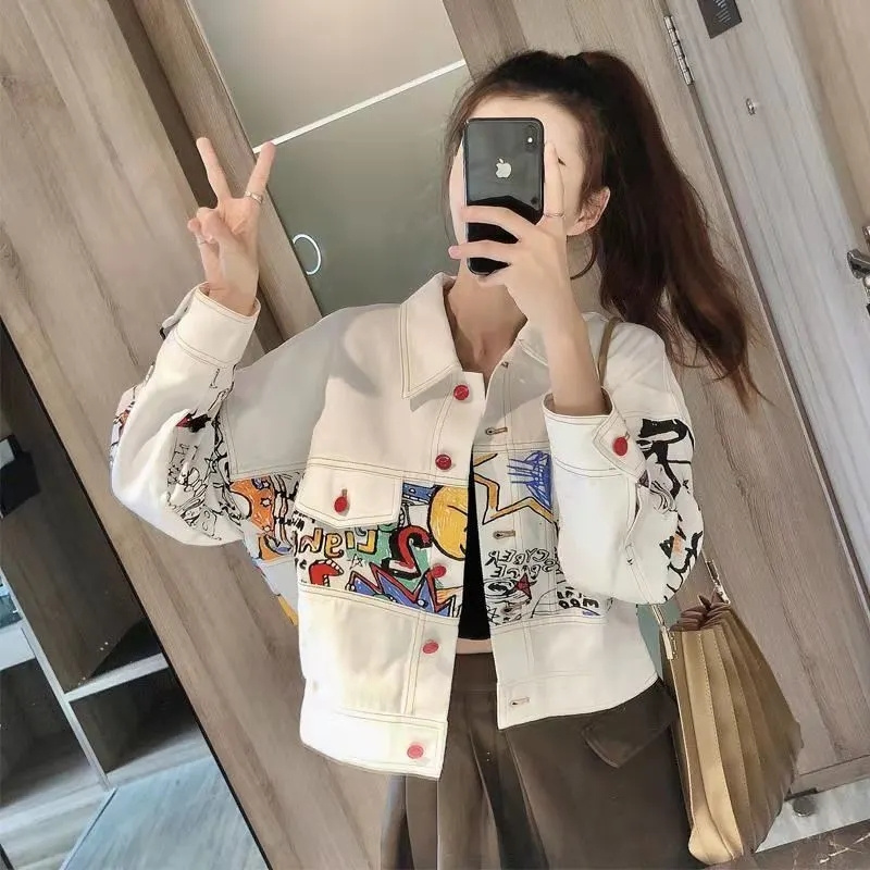 Koreanische Weibliche Mode Fre – Women Fashion Jeans Top Bewertung und Preis