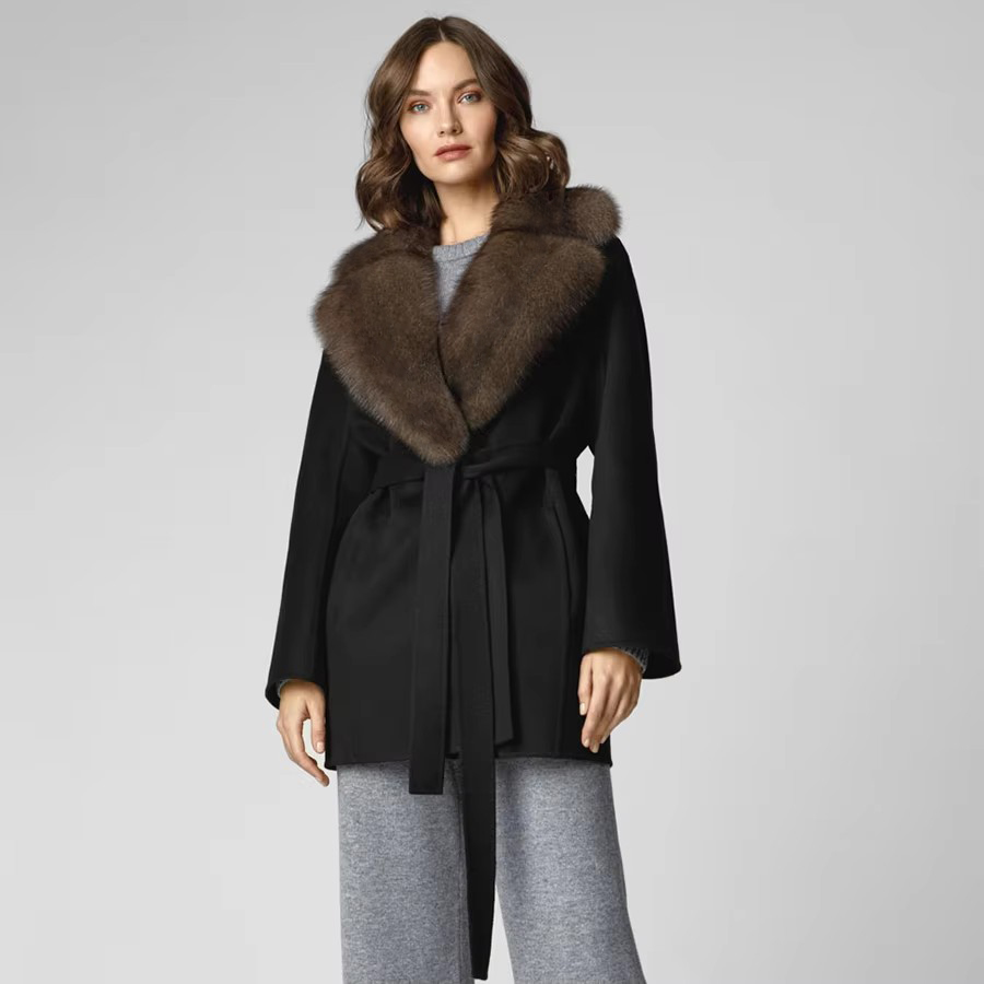 Natürlicher Fuchspelzmantel mi – Women'S Fashion Bomber Jacket Bewertung und Preis