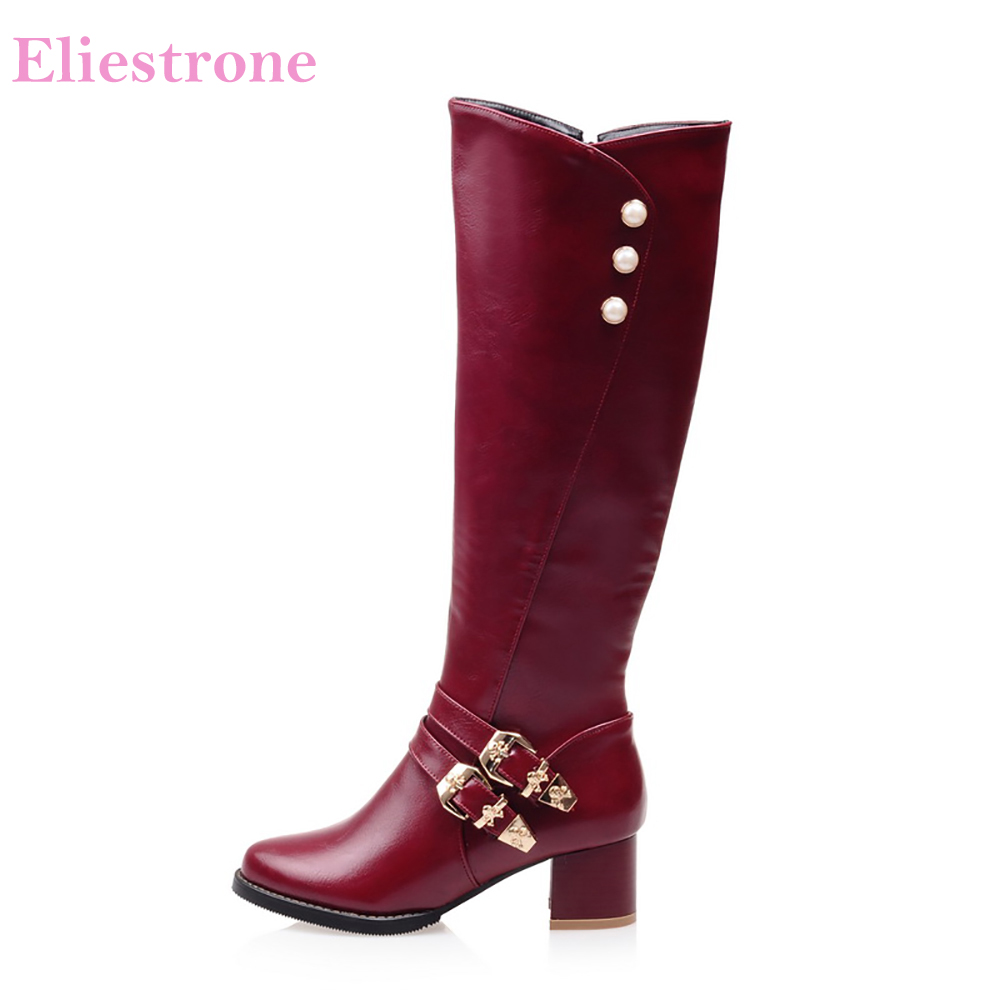 Brandneue Mode rot schwarz Fra – Winter Fashion Women Boots Bewertung und Preis