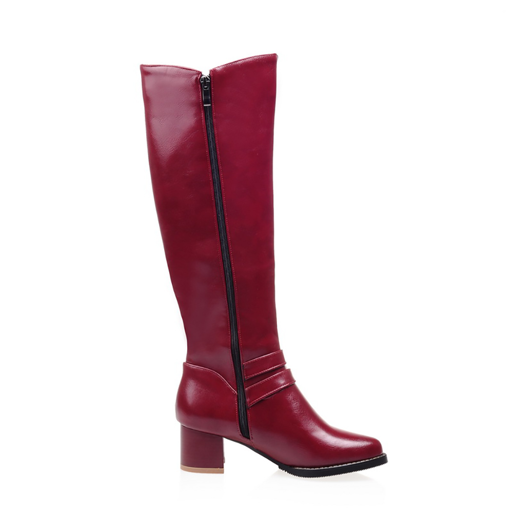 Brandneue Mode rot schwarz Fra – Winter Fashion Women Boots Bewertung und Preis