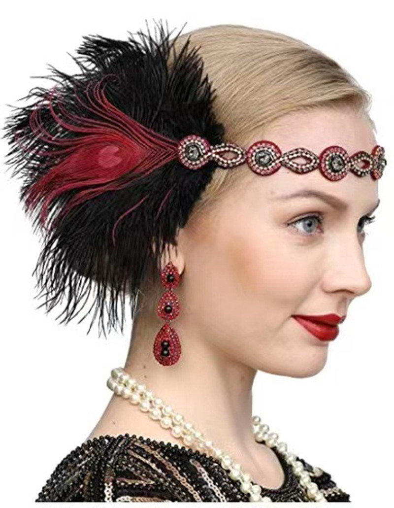 Elastisches Haarband mit Pfaue – Women'S Fashion Of The 1920S Bewertung und Preis