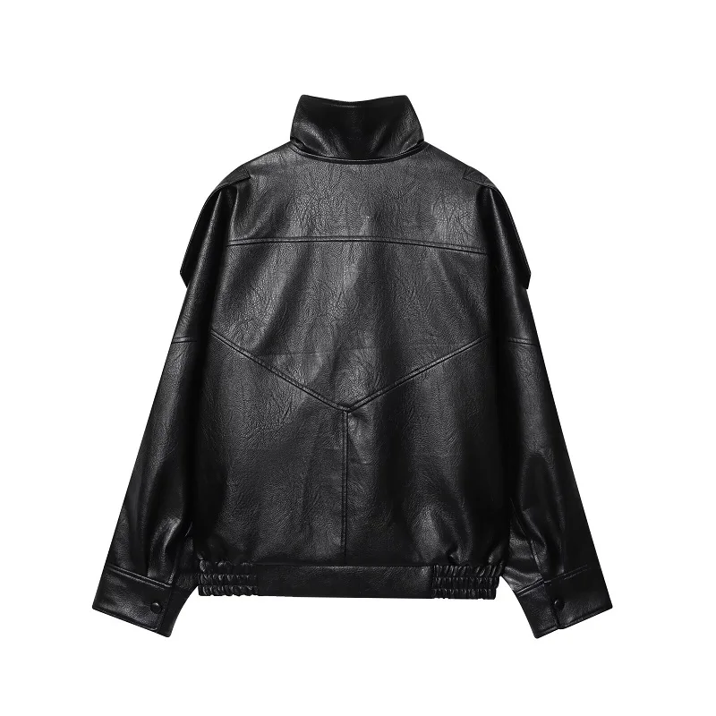 MUJER Kunstleder Damenjacke Sc – Women'S Fashion Bomber Jacket Bewertung und Preis