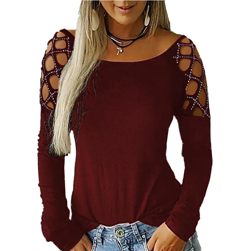 Damen Off-Shoulder Langarm T-S – Off Shoulder Top Bewertung und Preis